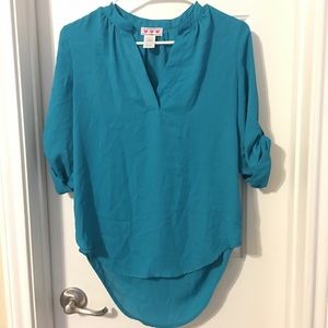 Teal blouse